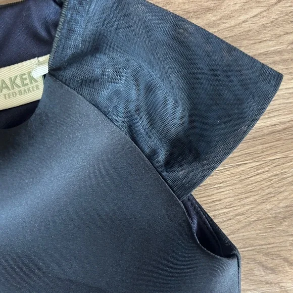 Baker by Ted Baker Toddler Girls Short Sleeve Black Dress Size 2-3 Years NWOT - Picture 3 of 8